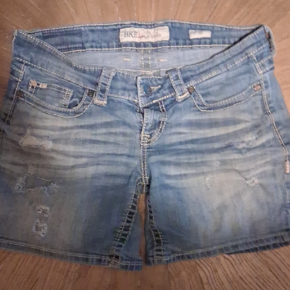BKE Blue Denim Shorts